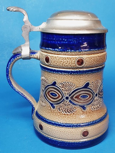 Bierkrug steinzeug mit - bierkrug,,