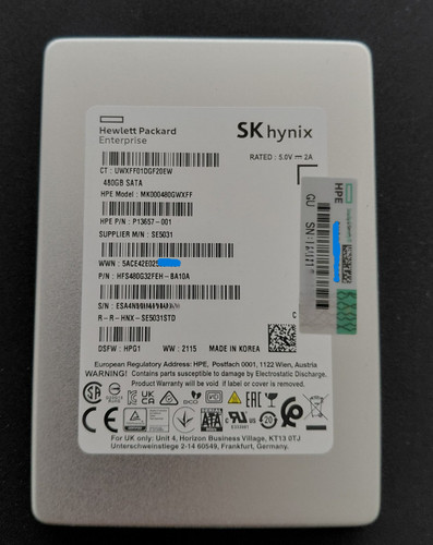 Hpe hynix 480gb - sk, ssd,