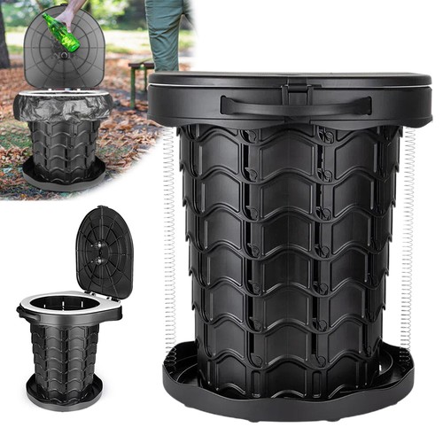 Klappbare campingtoilette mit - campingtoilette,