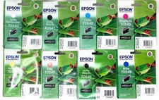 original Epson  Set T0540 T0541 T0542 T0543 T0544 T0547 T0548 T0549 PHOTO R800