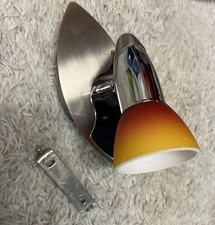 Wandleuchte Deckenleuchte  Wandlampe  1-flammig Strahler Silber Orange