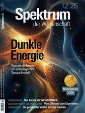 Spektrum der Wissenschaft 12/2025 - Dunkle Energie, Nobelpreise, Krebsmedizin