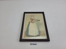 Kunstdruck Druck Schokoladenmädchen DDR Deko Glasscheibe Holzrahmen #2510947