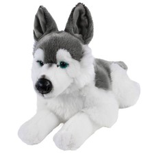 Kuscheltier Hund Husky liegend