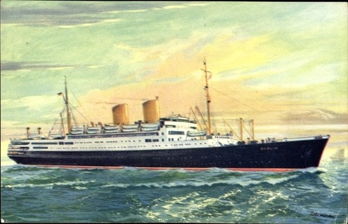 Künstler passagierschiff - künstler, ak