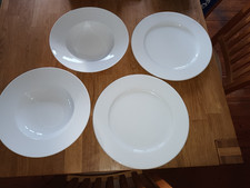 4x Porzellan Teller Seltmann Weiden Meran, Pizza & Pasta, 33 / 30cm, neuwertig