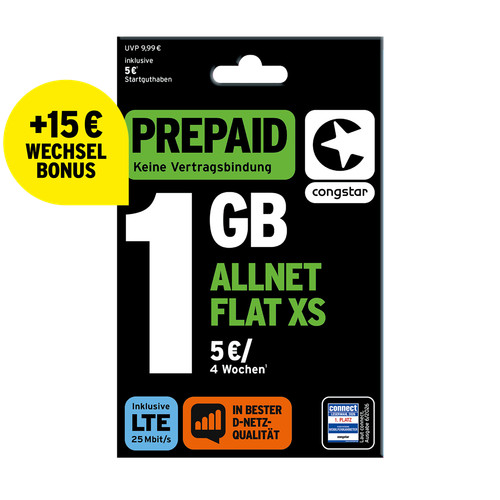 Congstar prepaid allnet - allnet, xs