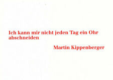 Martin Kippenberger, "Ohr..", Postkarte, postcard, carte postale,