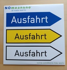 NOMEANSNO All Roads Lead To Ausfahrt Wrong Records Yellow Vinyl Near Mint Top 