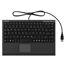 KeySonic ACK-540U+ Mini Tastatur Smart-Touchpad (US) Qwerty 12862 B-Ware