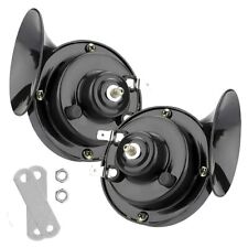 2X 12V Elektrisch-Schnecken 300DB Klang Hupe Lufthorn Laut Horn Auto Fanfare LKW