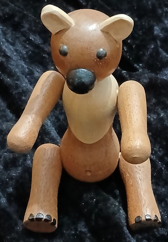 Designer bär holz - holz, tierfigur