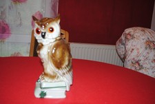 rauchverzehrer,porzellan,eule