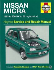Haynes Handbuch: Nissan Micra 1993-02 Reparaturanleitung/Reparatur-Buch/Wartung