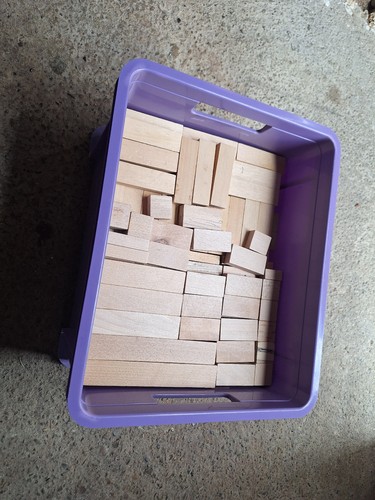 Holzbausteine natur