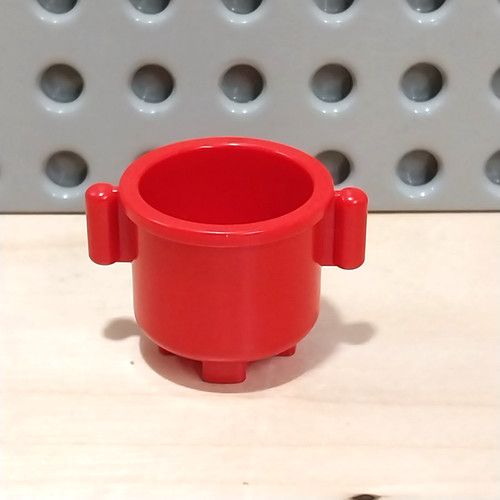 Lego duplo topf - duplo, rot