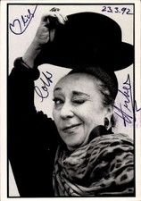 Ak Schauspielerin und Sängerin Lotti Huber, Portrait, Autogramm - 10901213