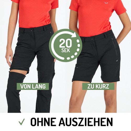 Zip off wanderhose outdoor - zip-off,