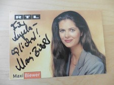 Maxi Biewer - Autogrammkarte -