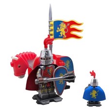 Löwenritter der schweren Reiterei veredelte LEGO® Figur von Custom Brick Design