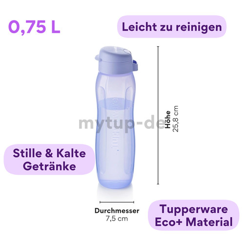 Tupperware trinkflasche 750 - tupperware,