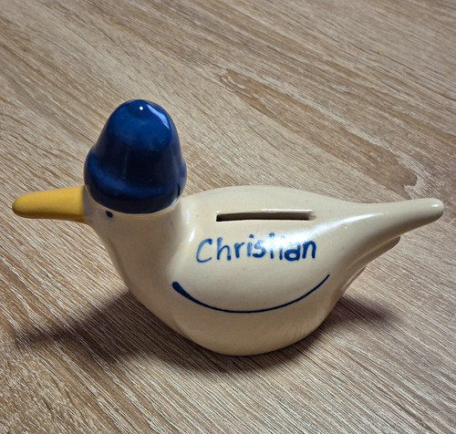 Keramik spardose vogel - spardose,