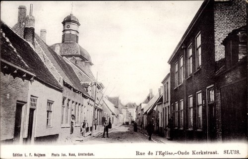 Sluis zeeland niederlande - ak,