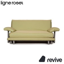 ligne roset Multy Stoff Dreisitzer Gelb Grün Sofa Couch Schlafsofa Neubezug