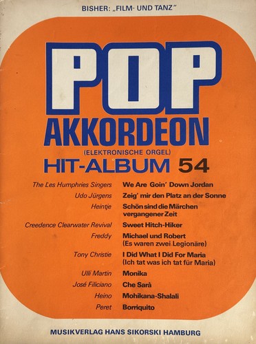 Noten pop akkordeon - noten,