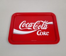 Original Vintage Coca-Cola Tablett Coca Cola Platte Coke Werbung 1989 Rarität 