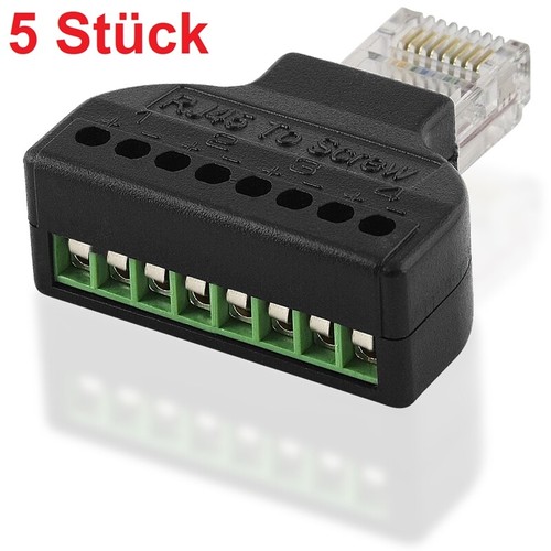 Rj45 stecker auf eurobuchse - stecker,
