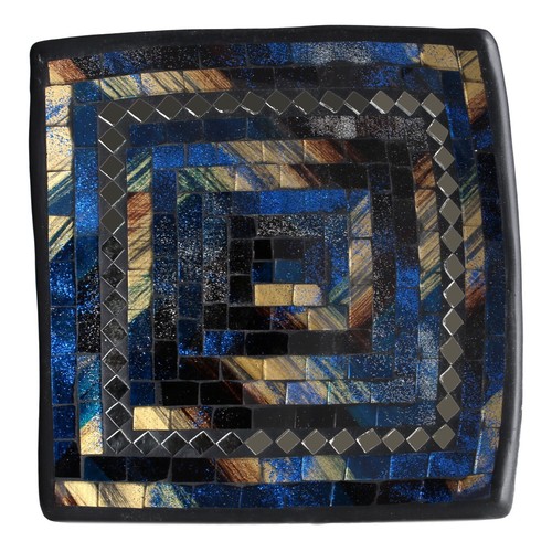 Dekoschale mosaikschale blau - dekoschale,