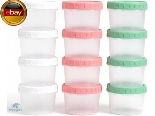 Kleine plastikdosen mit - kleine,