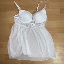 Negligé weiß Gr. 36 C