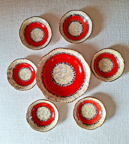 Art déco keramik schale - keramik, 6