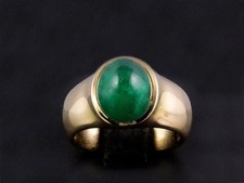 Smaragd Ring Cabochon ca