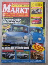 Oldtimer Markt Oktober 2004 10/2004 VW Käfer BMW Renngespann Porsche 944 Trabant