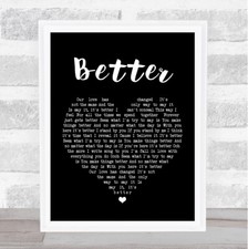 Better Black Heart Liedtext