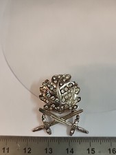 (2219) Eichenlaub mit Schwertern gest. 925 aus Sammlung