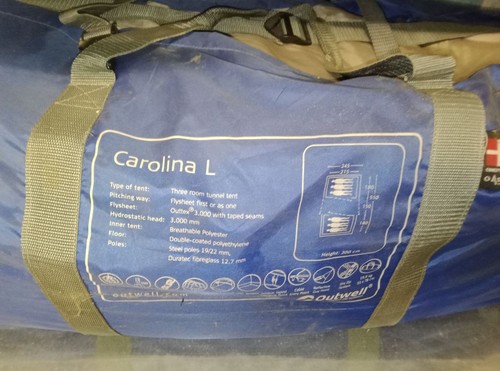 Carolina outwell zelt - carolina, l