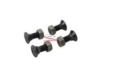 Pflugschar Schrauben und Muttern verpackt M10 x 30mm 10.9 4Stk.