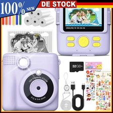 32GB Sofortbildkamera Kinderkamera Digital Kamera Fotoapparat Fr Kinder 1080p HD