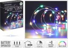 LED Micro Silberdraht