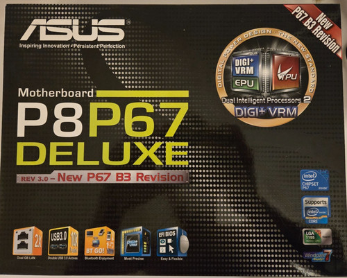 New asus p8p67 deluxe - new:,