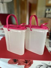 Tupperware 2x Großer Getränkebehälter/Mundschenk 587 mit Tragegriff