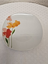 Frühstückteller Van Well Wellco Desing, Durchmesser 19 cm, Blumen-Muster