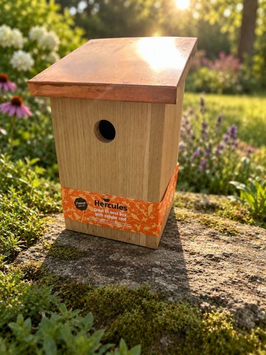 Vogelhaus nistkasten eiche mit - vogelhaus,