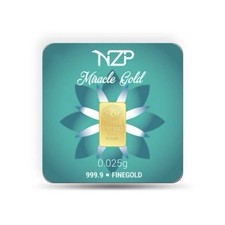 GOLDBARREN 0,025 Gramm NZP