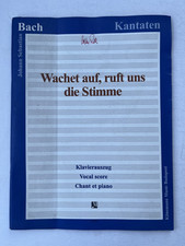 Noten.  J.S. Bach. Wachet auf