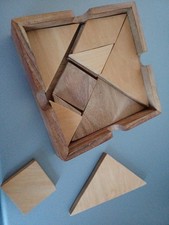 Tangram Holz  - 2x 7